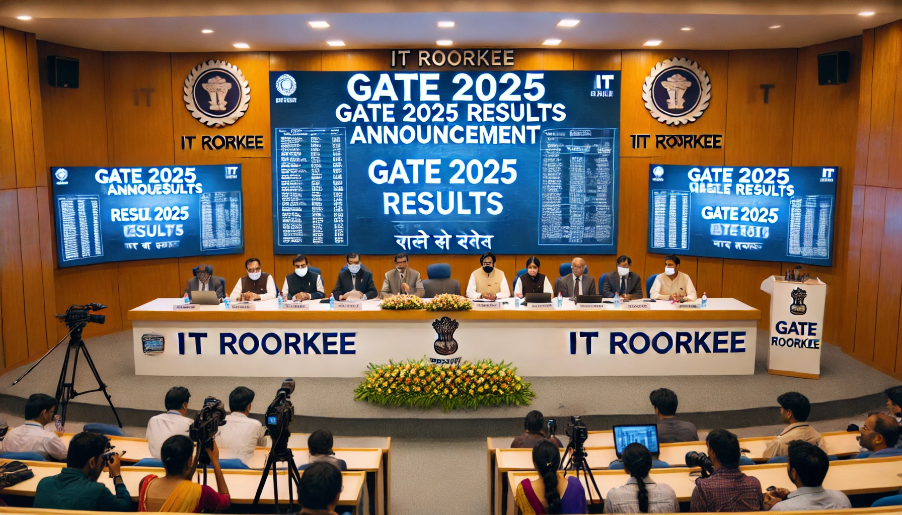 IIT Roorkee officials have confirmed that the GATE 2025 results will be announced by 7 pm today