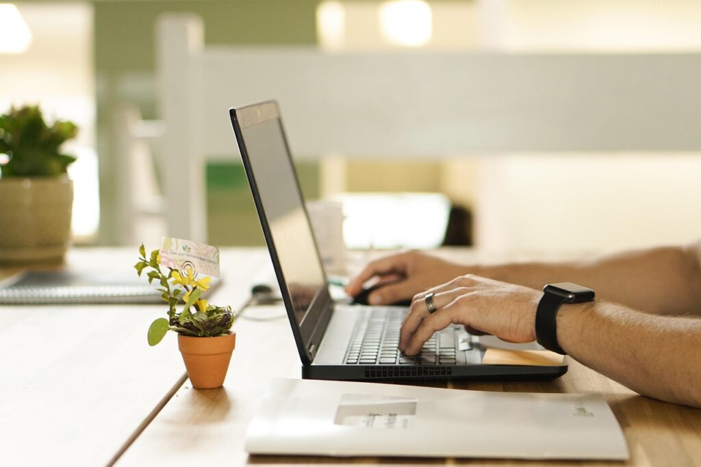 How to Choose the Right Plant for Office Space: A Comprehensive Guide 2 online, connection, laptop, plant, workstation, pot, work, table, workspace, nature, technology, online, online, online, online, online